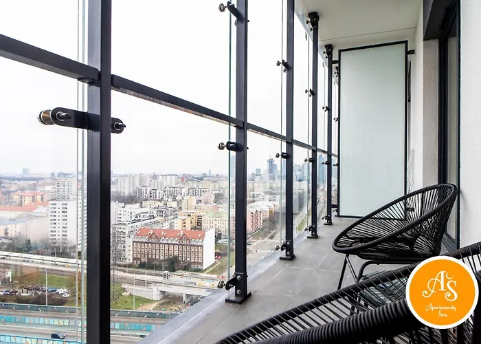 Apartamentysnu, Wola Tower Z Parkingiem